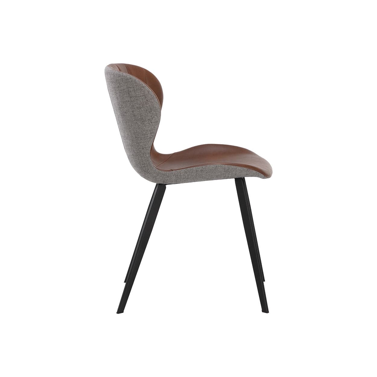 Arabella Dining Chair-Sunpan-SUNPAN-104490-Dining ChairsBravo Portabella / Polo Club Kohl Grey-11-France and Son