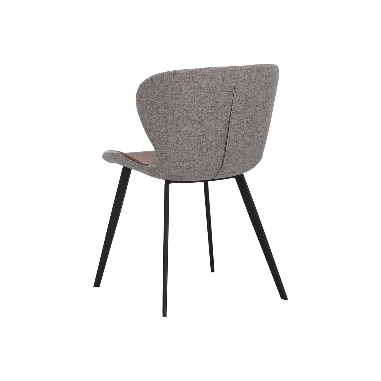 Arabella Dining Chair-Sunpan-SUNPAN-104490-Dining ChairsBravo Portabella / Polo Club Kohl Grey-12-France and Son