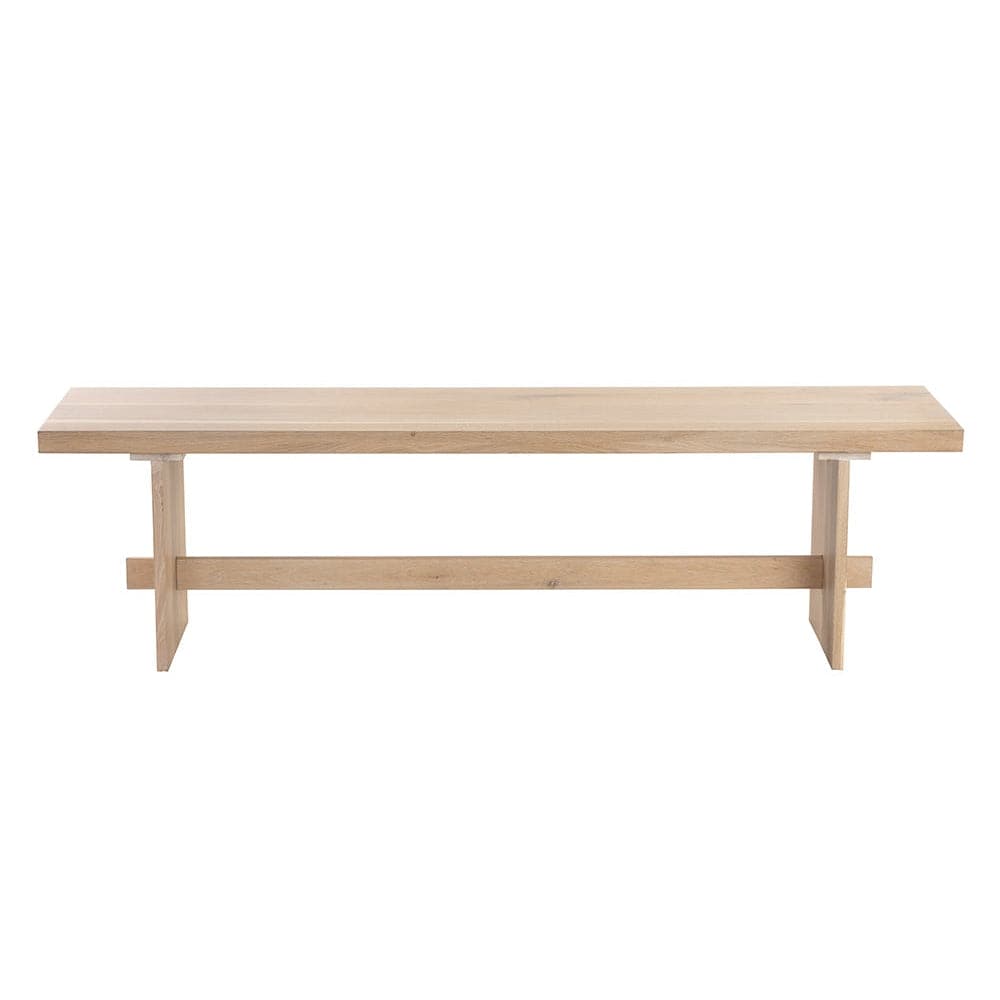 Linus Bench - Light Oak-Sunpan-SUNPAN-109613-Benches-3-France and Son