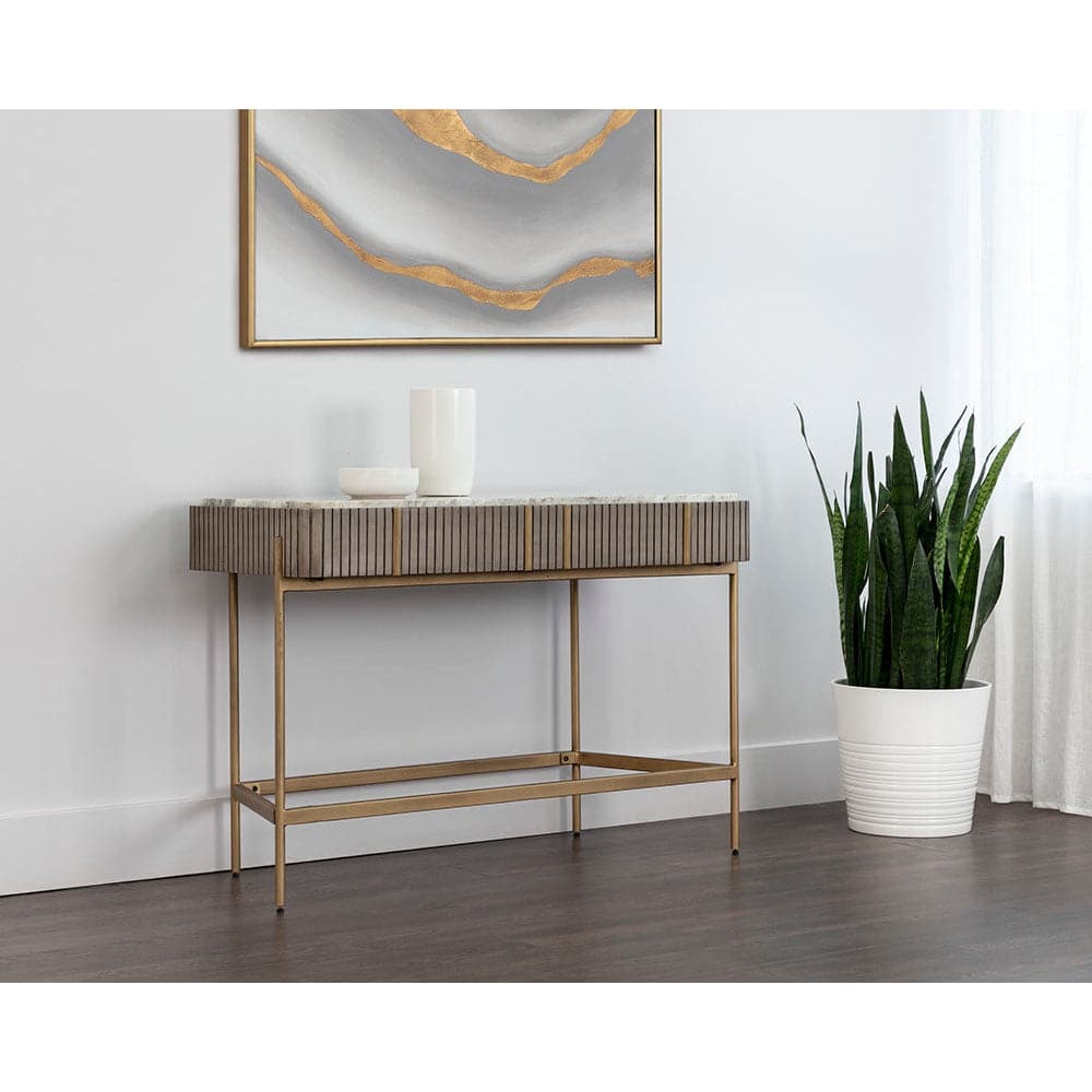 Mauro Console Table-Sunpan-SUNPAN-109617-Console Tables-2-France and Son