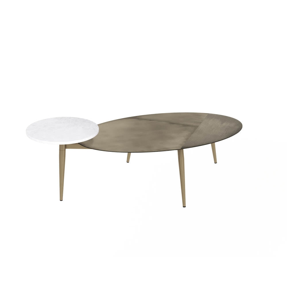 Tuner Coffee Table - Oval-Sunpan-SUNPAN-109634-Coffee Tables-1-France and Son