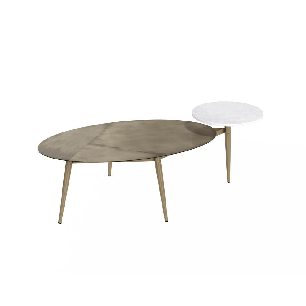 Tuner Coffee Table - Oval-Sunpan-SUNPAN-109634-Coffee Tables-3-France and Son