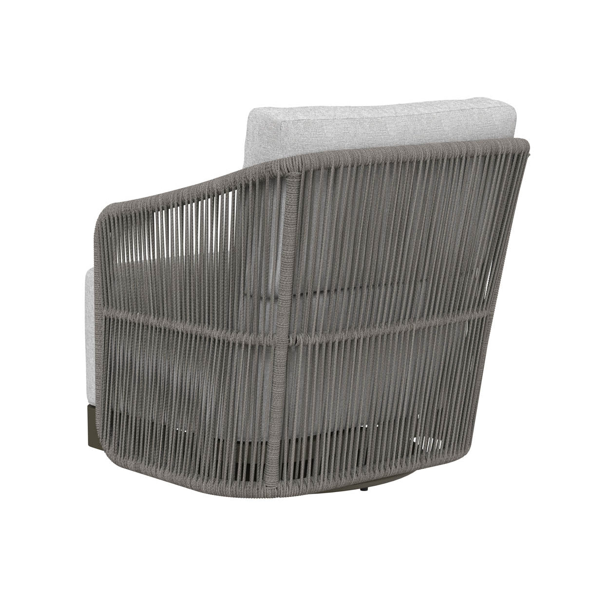 Allariz Swivel Armchair - Warm Grey - Gracebay Light Grey-Sunpan-SUNPAN-109651-Lounge Chairs-3-France and Son