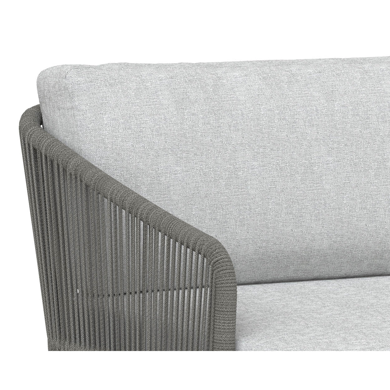 Allariz Swivel Armchair - Warm Grey - Gracebay Light Grey-Sunpan-SUNPAN-109651-Lounge Chairs-5-France and Son