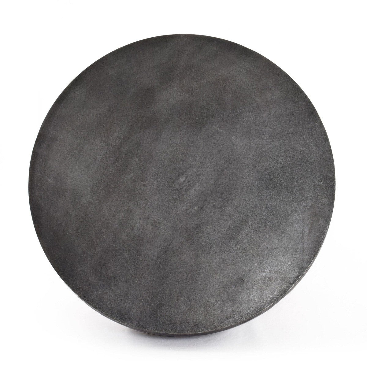 Basil Outdoor Round Coffee Table - Aged Grey