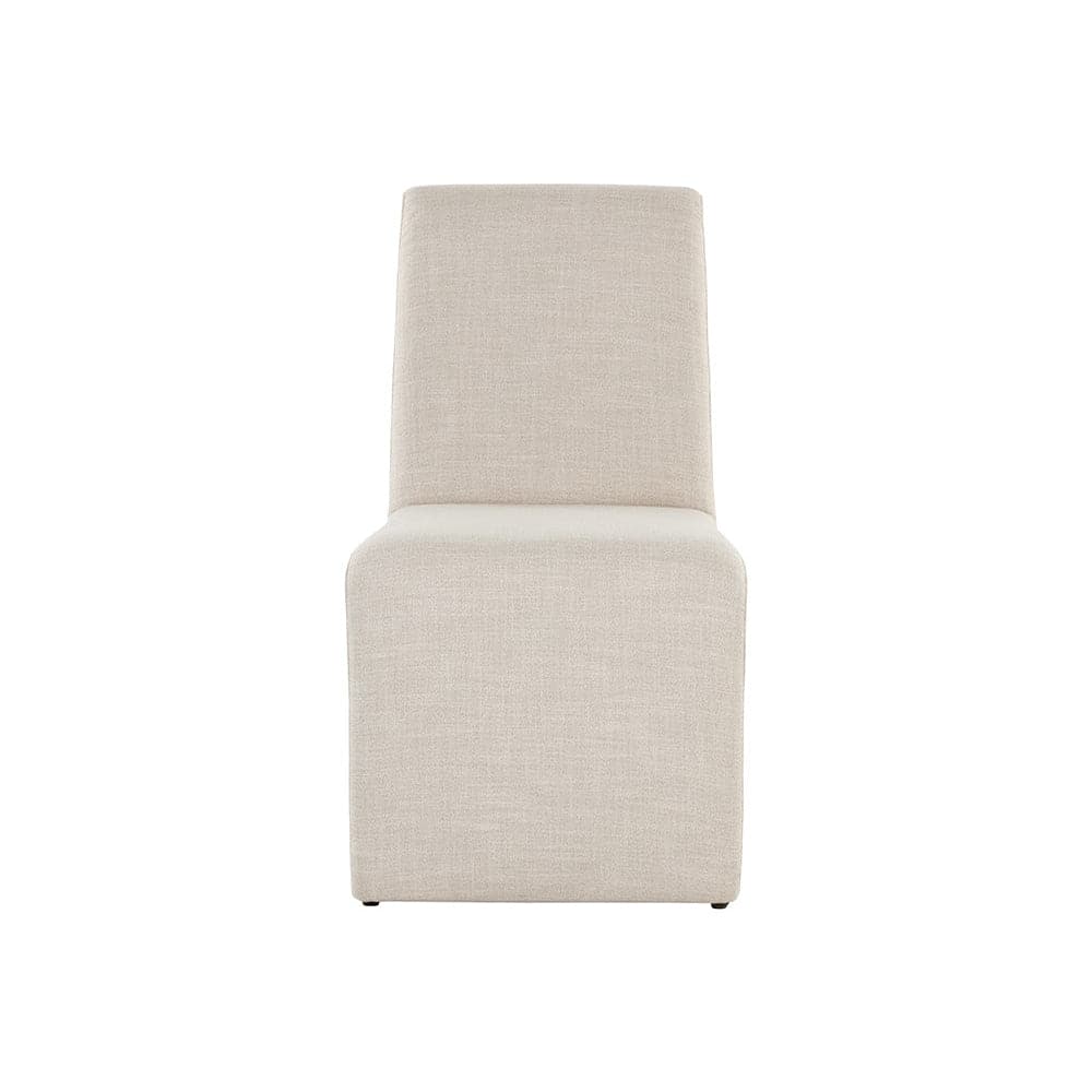 Cascata Dining Chair - Effie Linen-Sunpan-SUNPAN-109692-Dining Chairs-3-France and Son