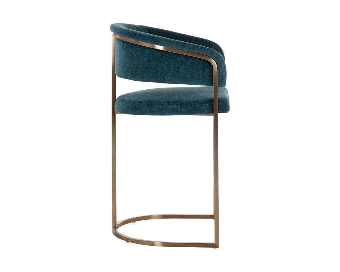 Marris Counter Stool-Sunpan-SUNPAN-109748-Stools & OttomansDanny Teal-4-France and Son