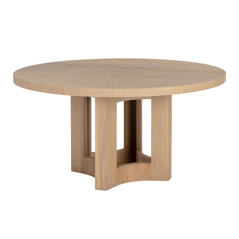 Elma Dining Table - Natural - 60"-Sunpan-SUNPAN-109829-Dining Tables-1-France and Son