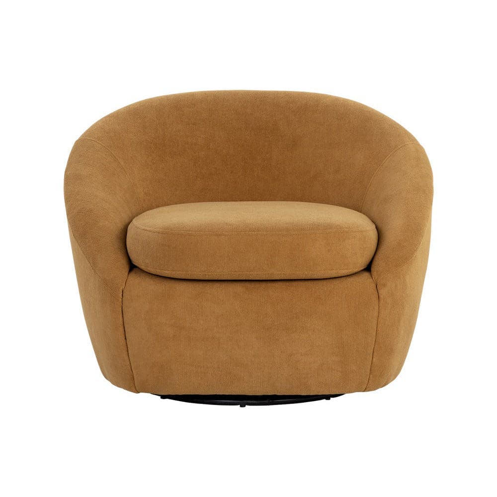 Bliss Swivel Lounge Chair-Sunpan-SUNPAN-111410-Lounge ChairsBergen Olive-10-France and Son