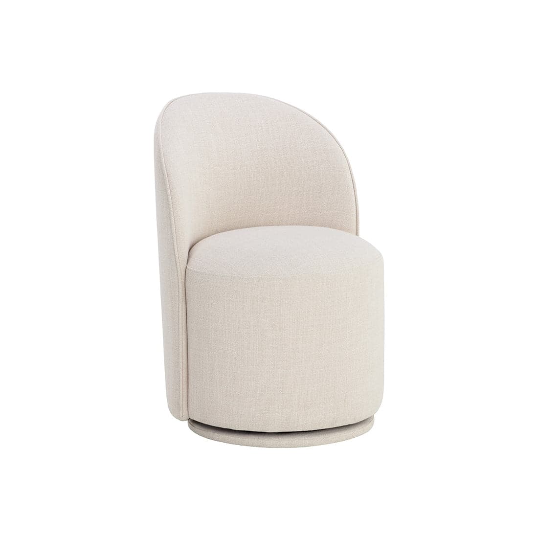 Cavoli Swivel Dining Chair-Sunpan-SUNPAN-109916-Dining ChairsEffie Linen-7-France and Son