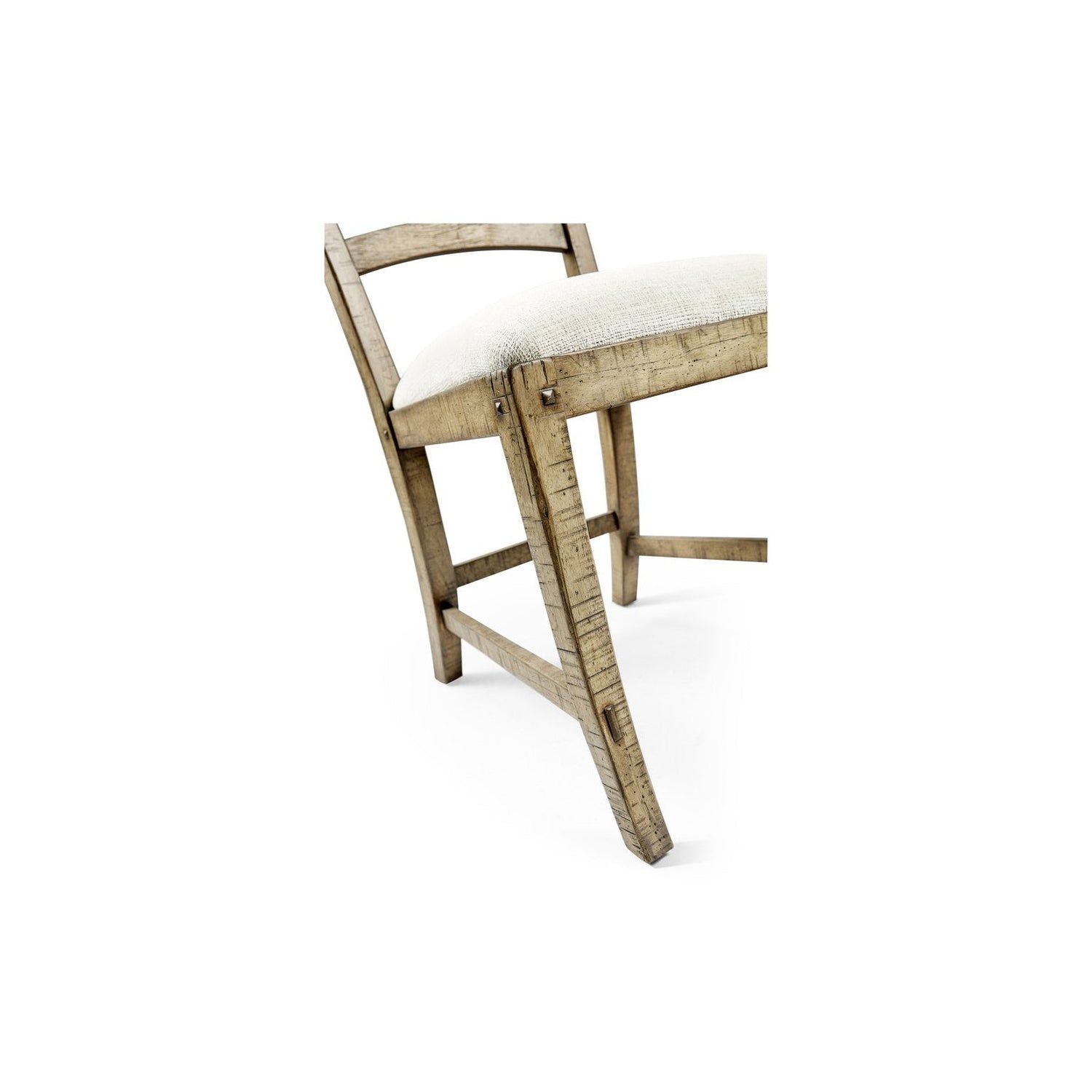 Casual Planked Dining Side Chair-Jonathan Charles-JCHARLES-491076-SC-DTD-F400-Dining ChairsDark Driftwood-12-France and Son