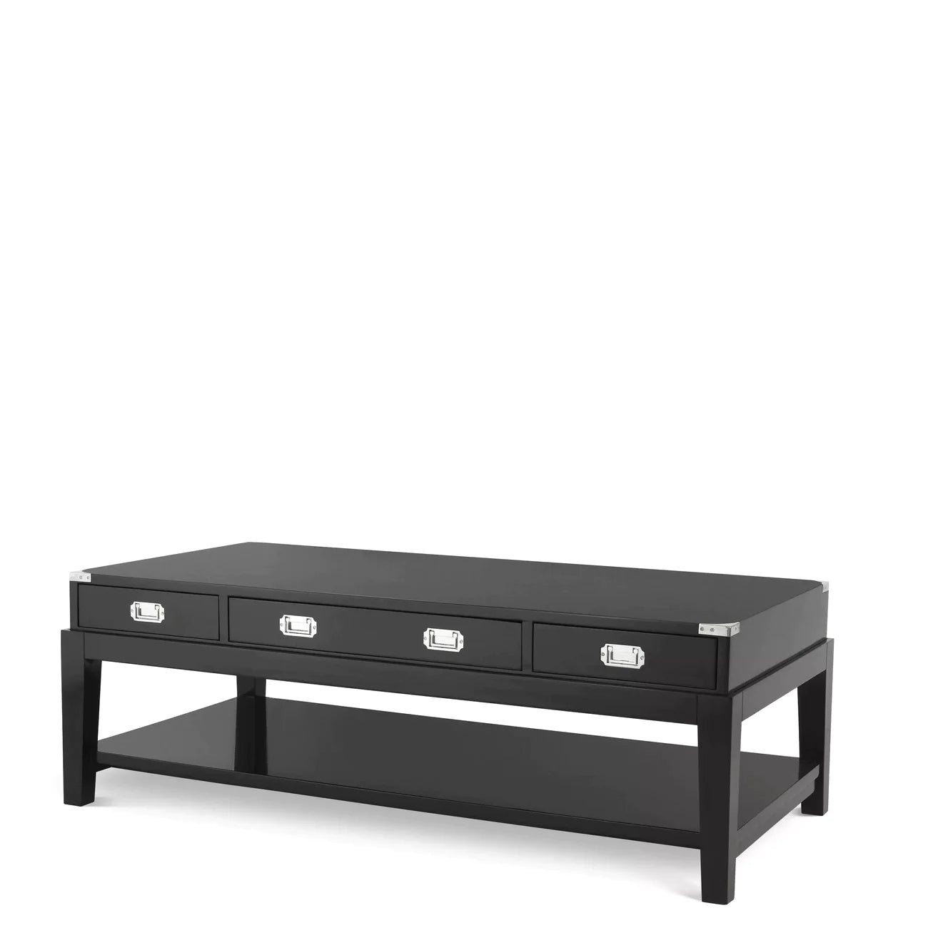 Coffee Table Military-Eichholtz-EICHHOLTZ-110021-Coffee TablesBlack-1-France and Son