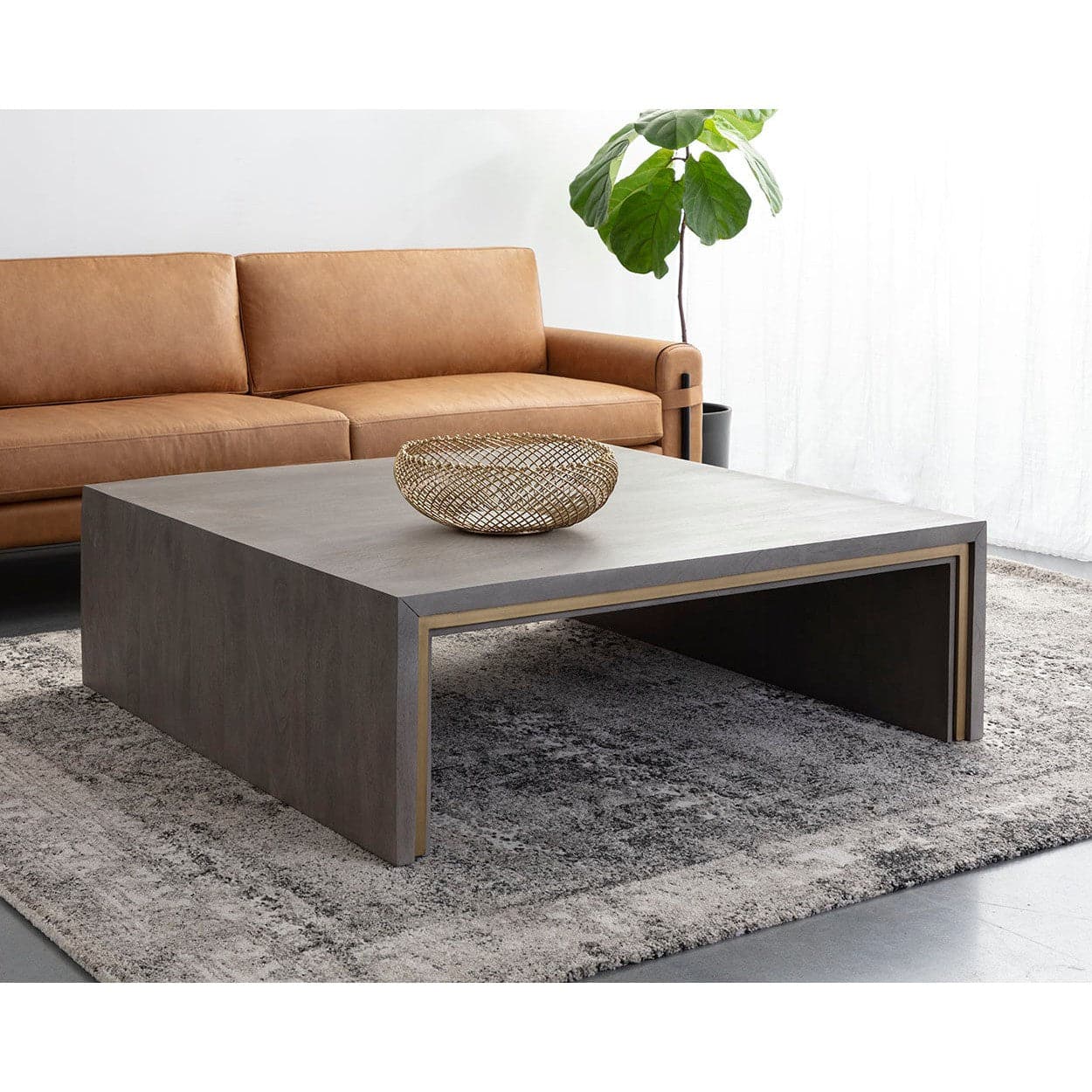 Hilbert Coffee Table-Sunpan-SUNPAN-110028-Coffee Tables-2-France and Son