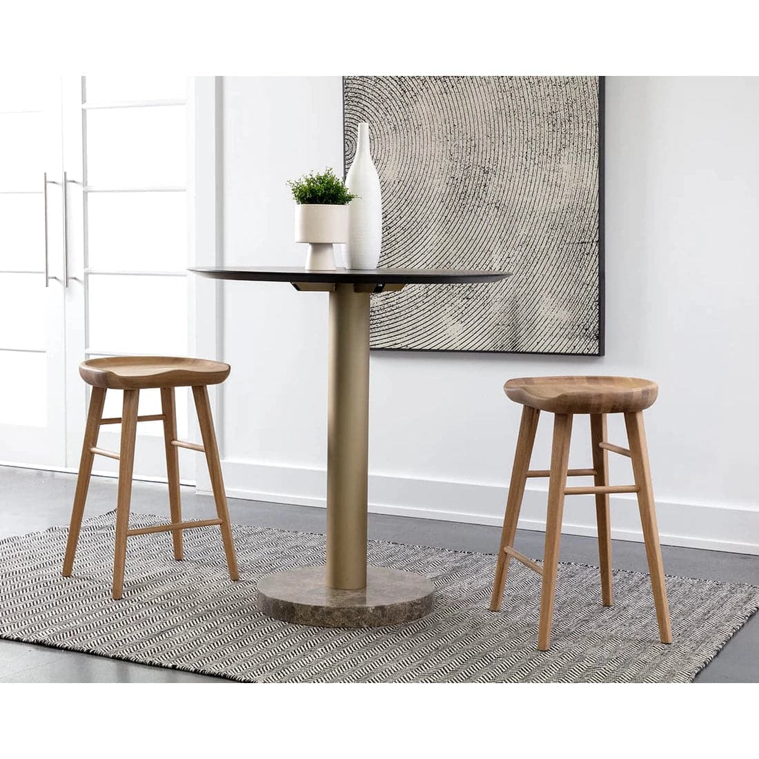 Dominic Stool-Sunpan-SUNPAN-107097-Stools & OttomansBarstool-Walnut-11-France and Son