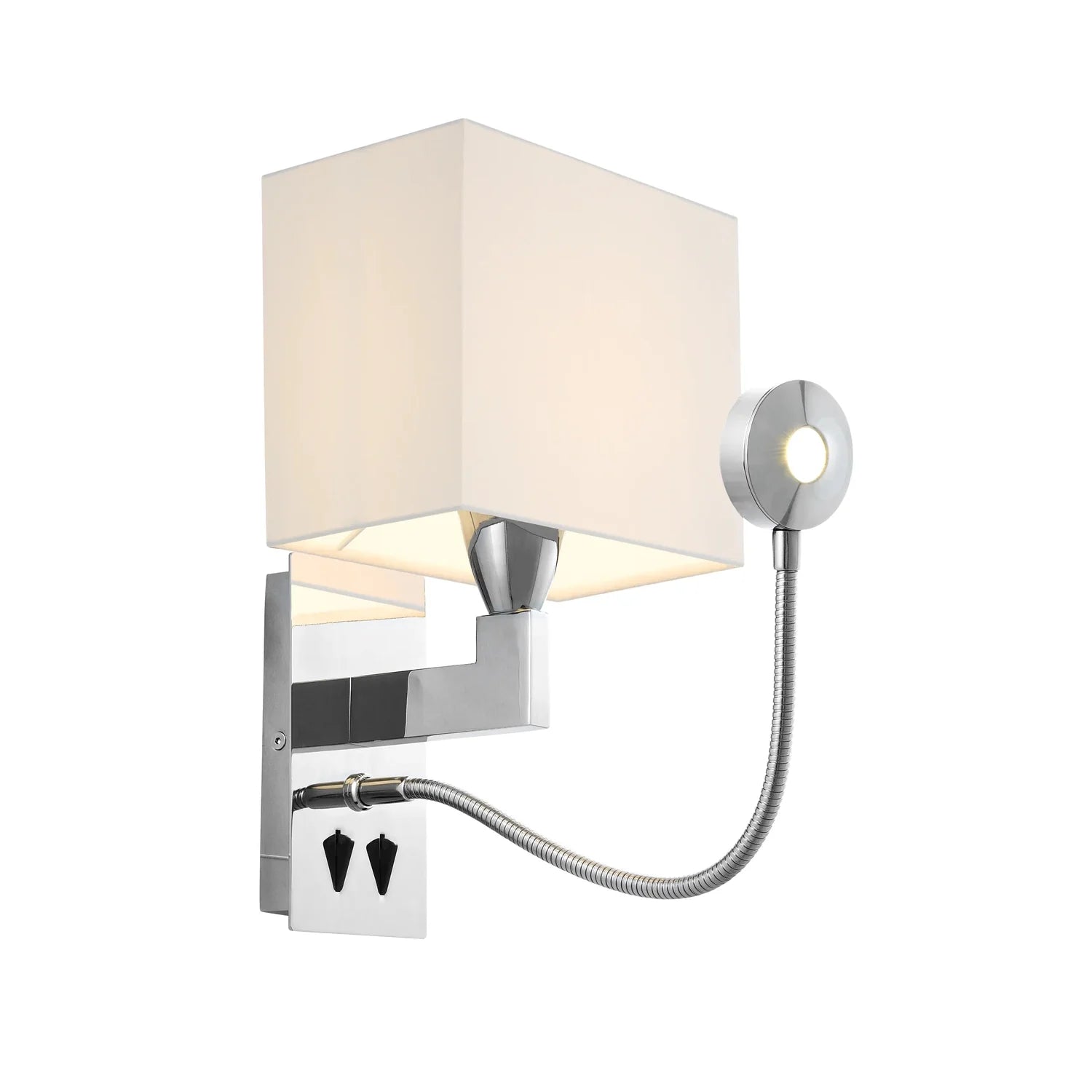 Wall Lamp Reading-Eichholtz-EICHHOLTZ-110155UL-Wall LightingNickel finish-2-France and Son