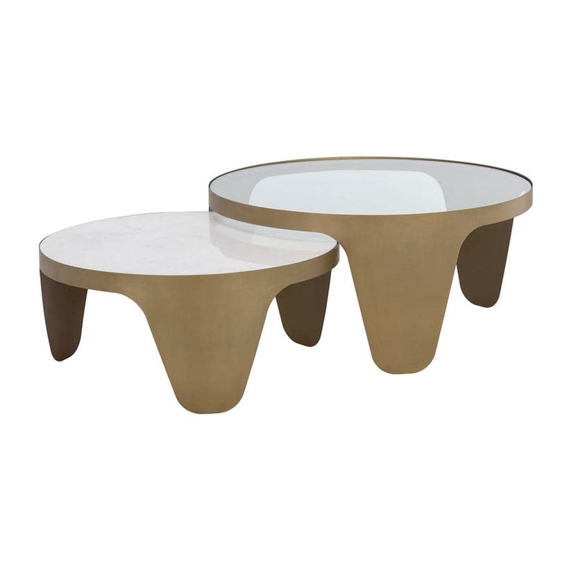 Mysaria Nesting Coffee Tables (set Of 2)-Sunpan-SUNPAN-110200-Coffee Tables-1-France and Son