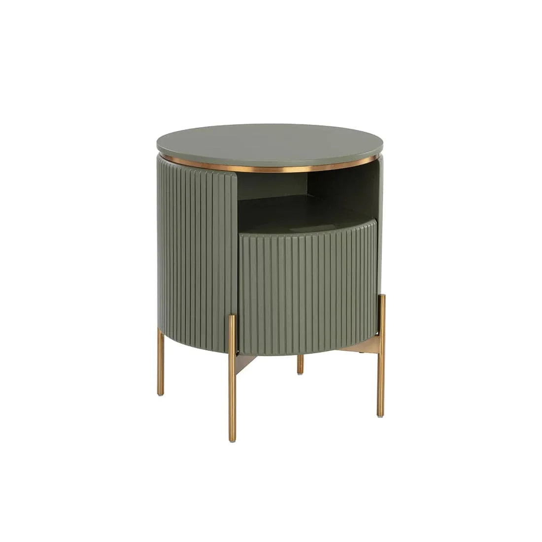 Paloma End Table-Sunpan-SUNPAN-110397-Side TablesSage Green-10-France and Son