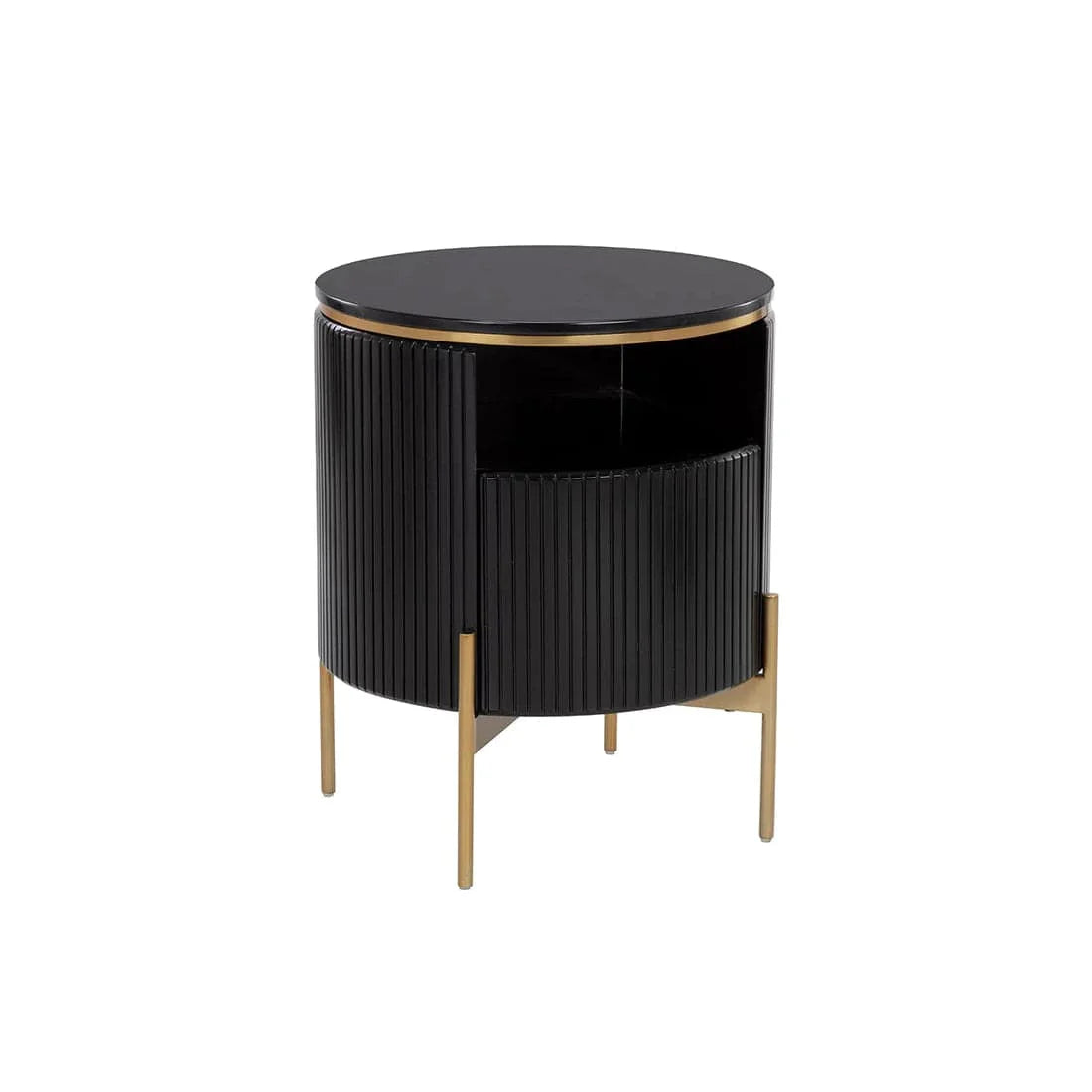 Paloma End Table-Sunpan-SUNPAN-110398-Side TablesBlack-6-France and Son