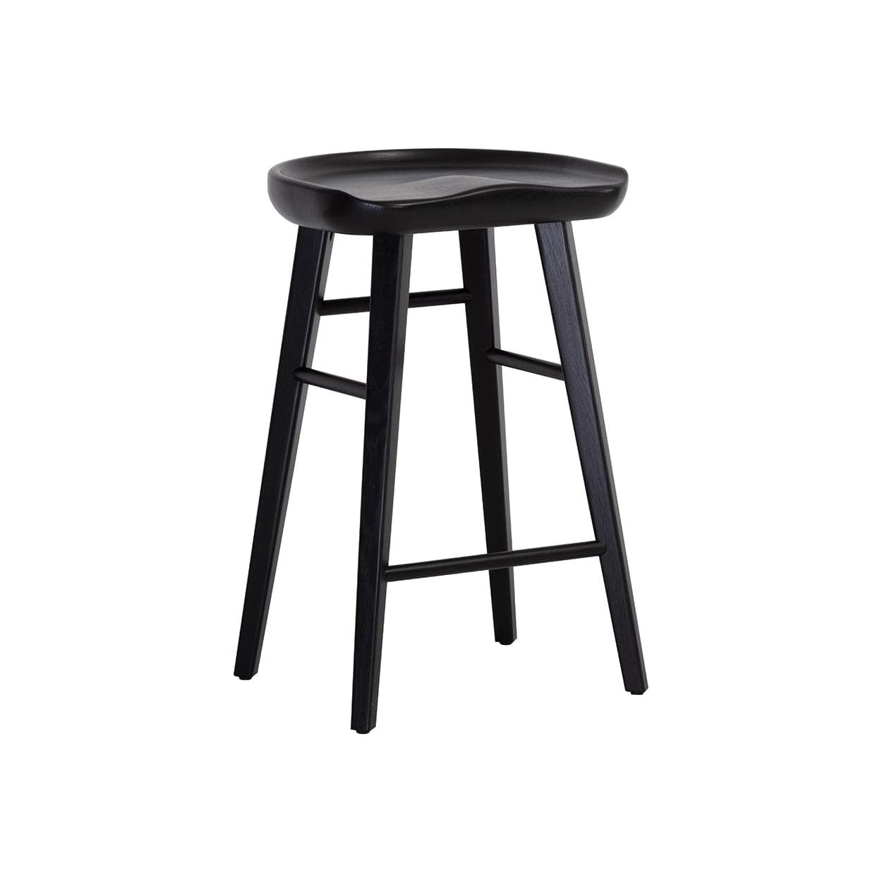 Dominic Stool-Sunpan-SUNPAN-110460-Stools & OttomansCounter Stool-Black-3-France and Son