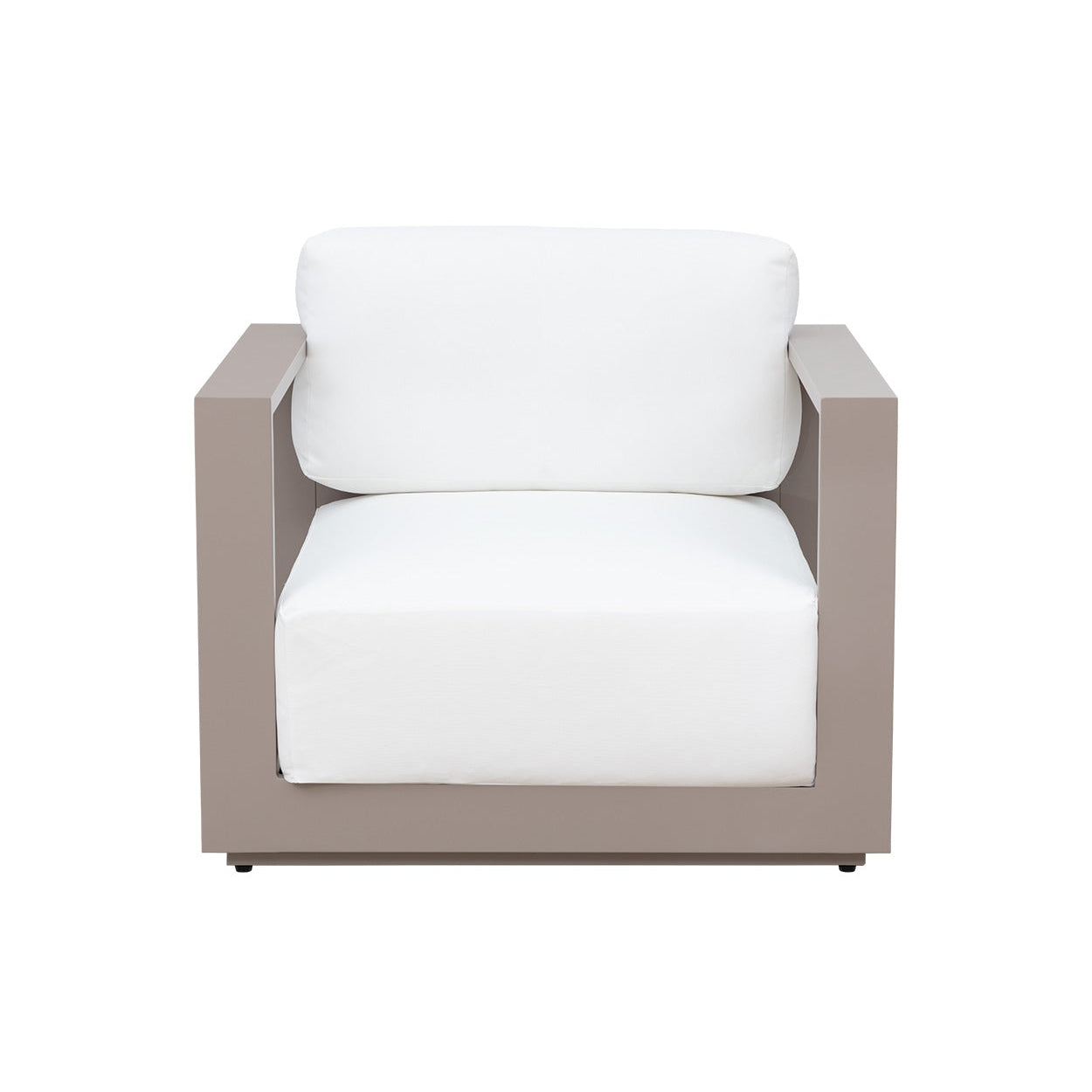 Tavira Armchair - Greige - Stinson White-Sunpan-SUNPAN-110478-Lounge Chairs-2-France and Son