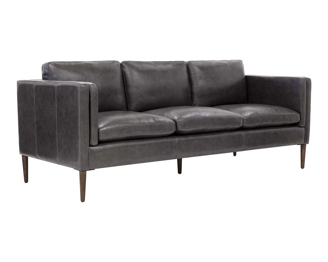 Richmond Sofa-Sunpan-SUNPAN-110576-SofasBrentwood Charcoal and Brown Legs-5-France and Son