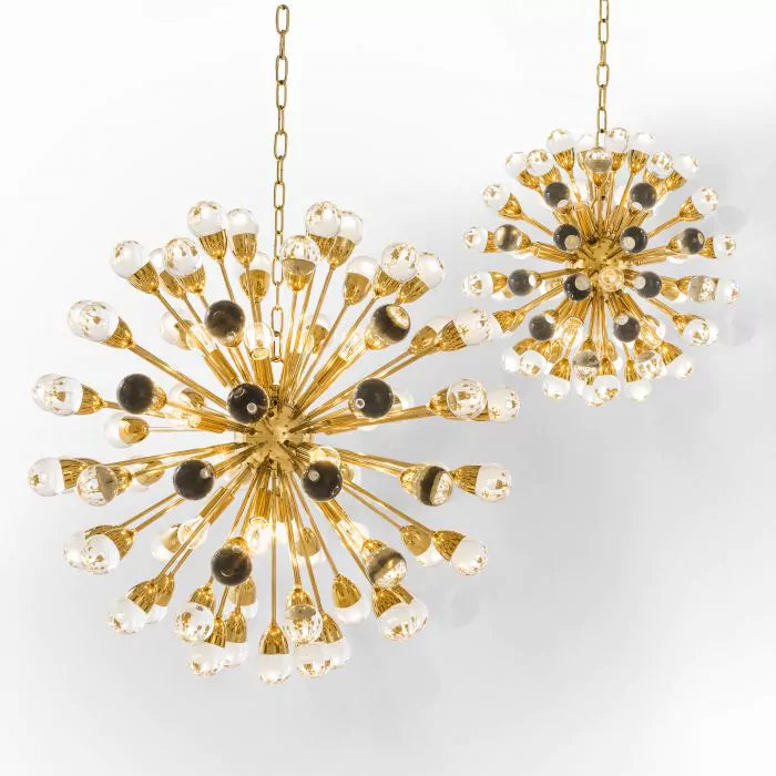 Chandelier Anto Small-Eichholtz-EICHHOLTZ-110700UL-ChandeliersGold Finish-2-France and Son