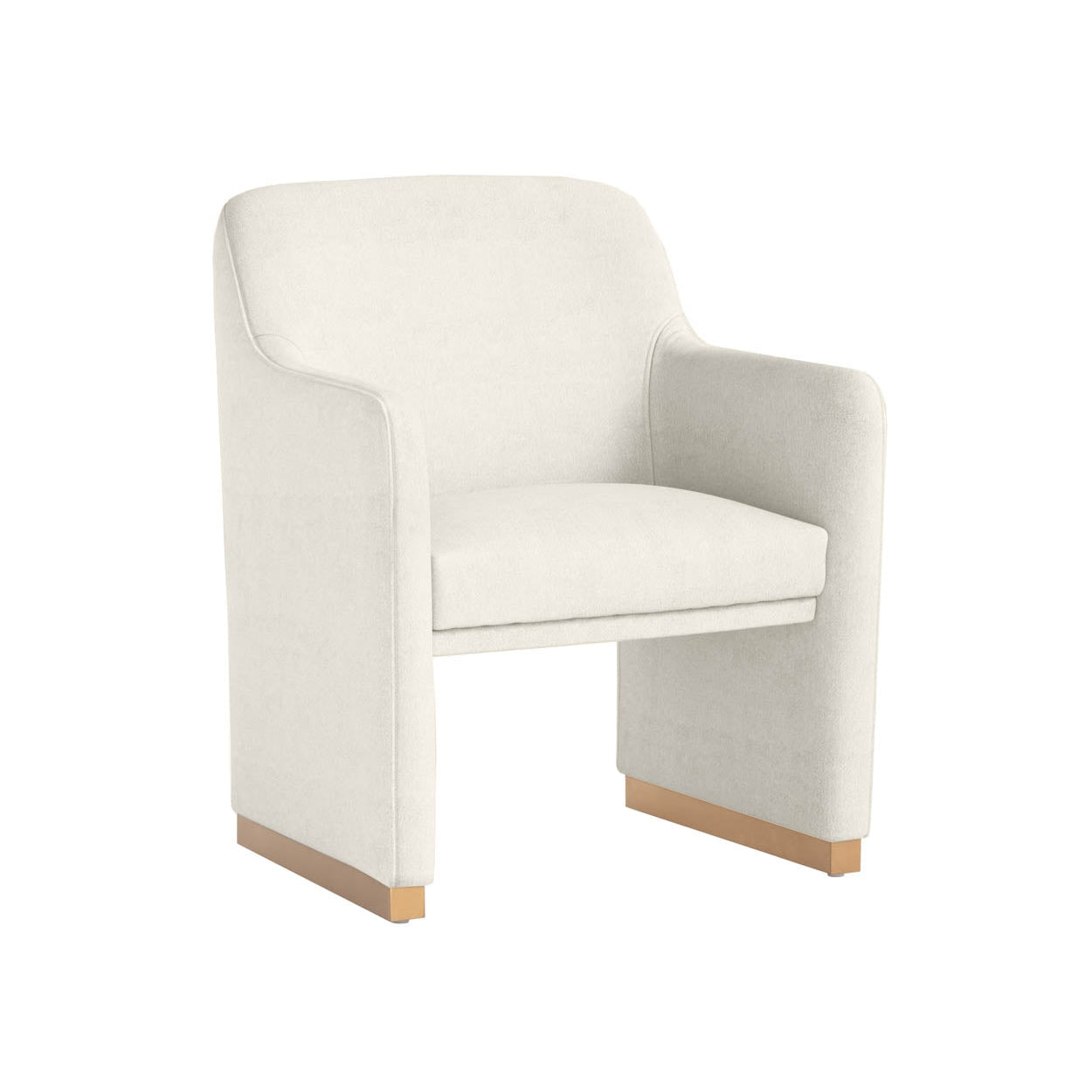 Jaime Dining Armchair-Sunpan-SUNPAN-110833-Dining ChairsFior Vanilla-1-France and Son