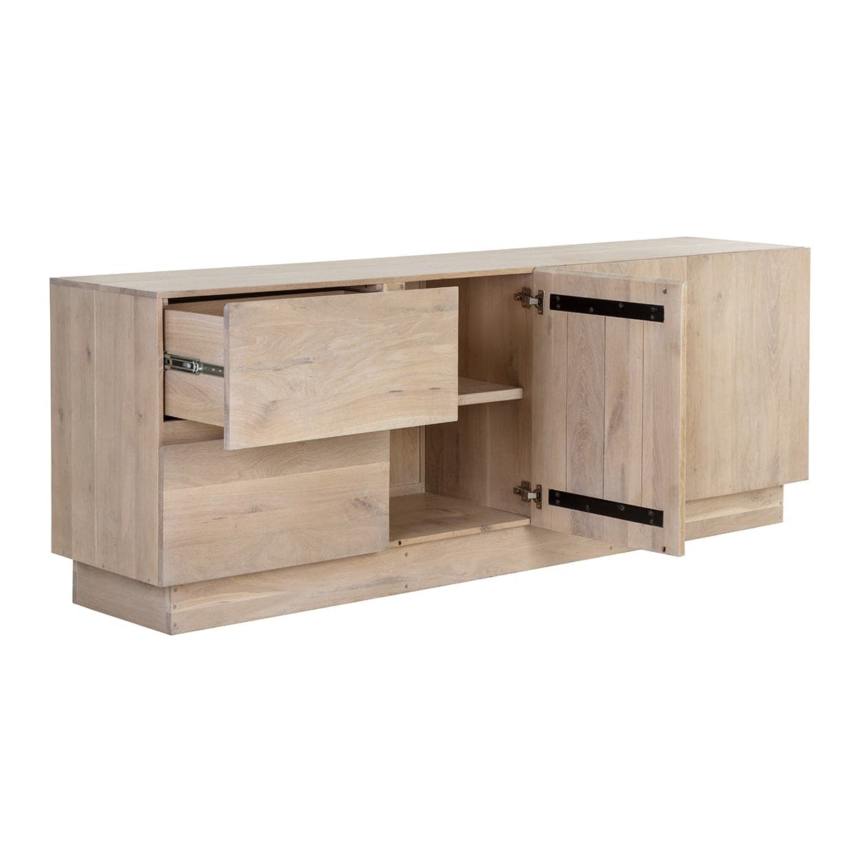 Elina Sideboard - Light Oak-Sunpan-SUNPAN-111026-Sideboards & Credenzas-3-France and Son