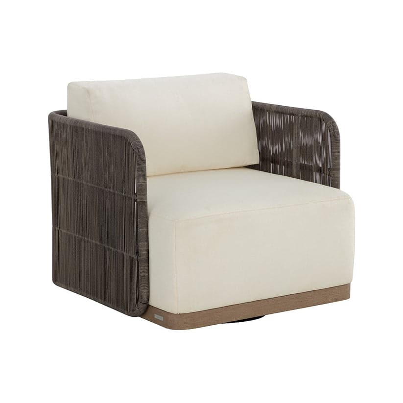 Ravenna Swivel Armchair-Sunpan-SUNPAN-111050-Lounge Chairs-1-France and Son