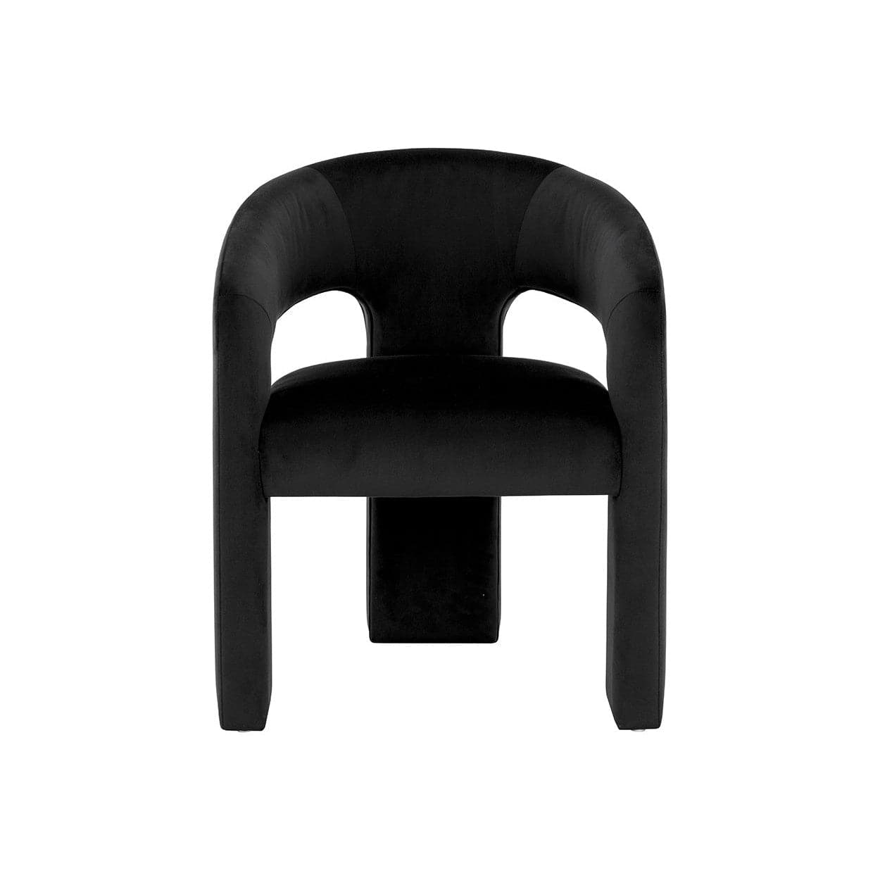 Isidore Dining Chair-Sunpan-SUNPAN-111096-Dining ChairsAbbington Black-3-France and Son