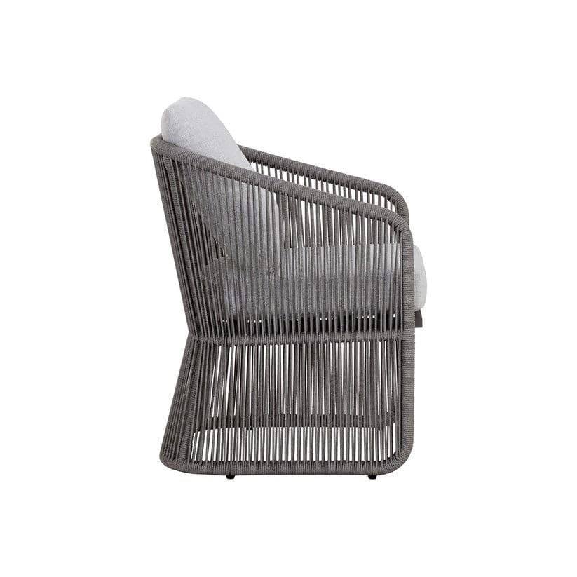 Allariz Dining Armchair - Greige / Warm Grey-Sunpan-SUNPAN-111153-Dining ChairsGreige-11-France and Son