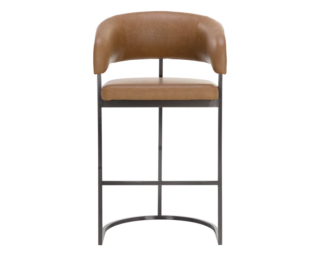 Marris Barstool - Gunmetal-Sunpan-SUNPAN-111155-Bar Stools-3-France and Son