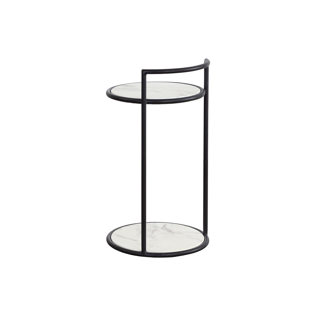 Parga End Table-Sunpan-1-Side TablesBlack-5-France and Son