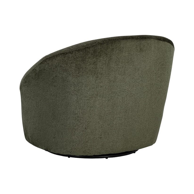 Bliss Swivel Lounge Chair-Sunpan-SUNPAN-111410-Lounge ChairsBergen Olive-3-France and Son