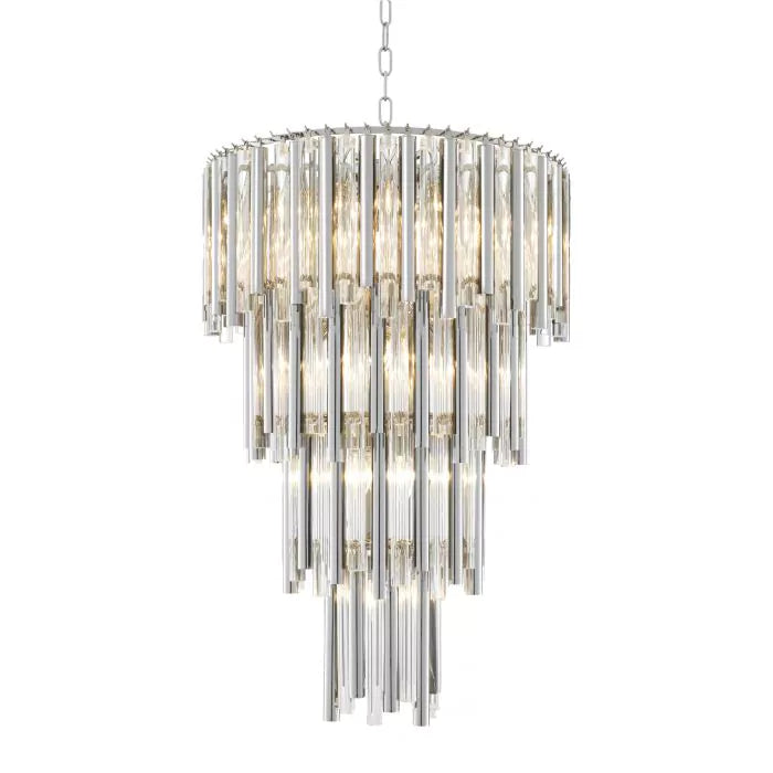 Chandelier Gigi L-Eichholtz-EICHHOLTZ-111531UL-ChandeliersNickel Finish-1-France and Son