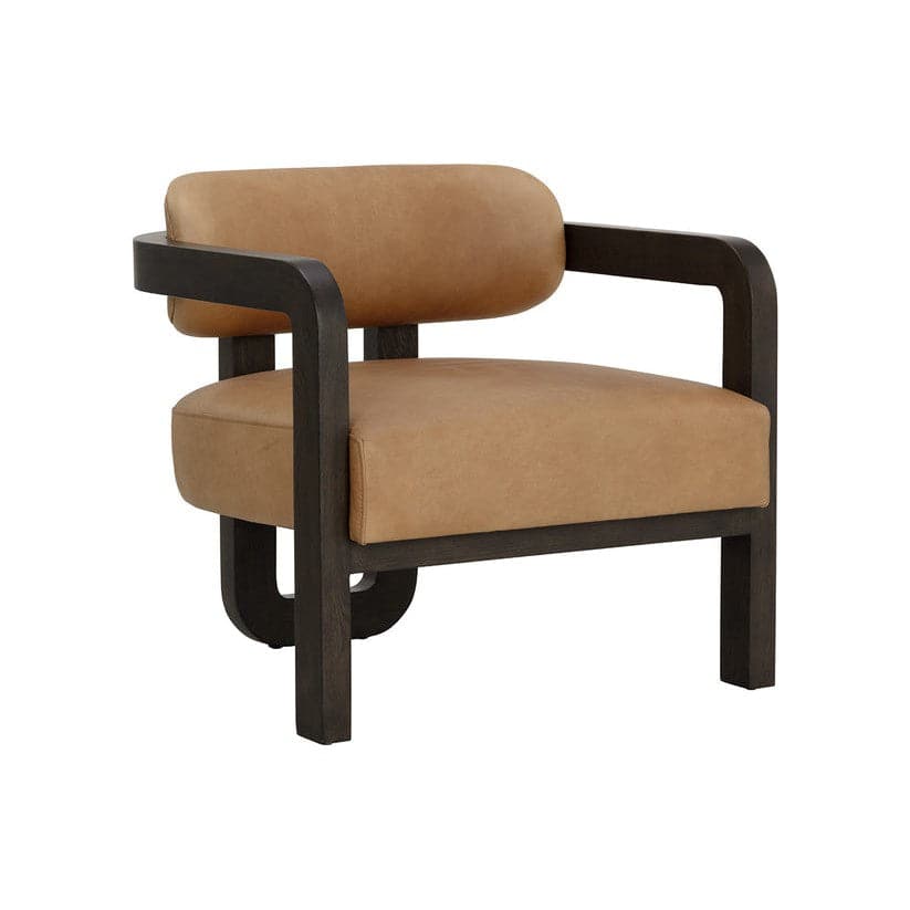 Madrone Lounge Chair - Brown / Rustic Oak-France & Son-SUNPAN-111585-Brown-1-France and Son