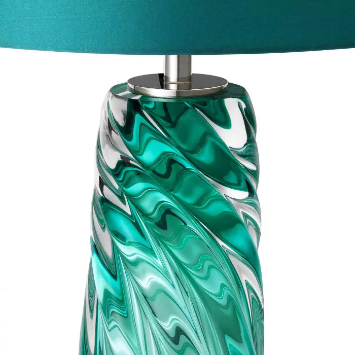 Table Lamp Barron turquoise nickel finish-Eichholtz-EICHHOLTZ-111602UL-Table Lamps-2-France and Son