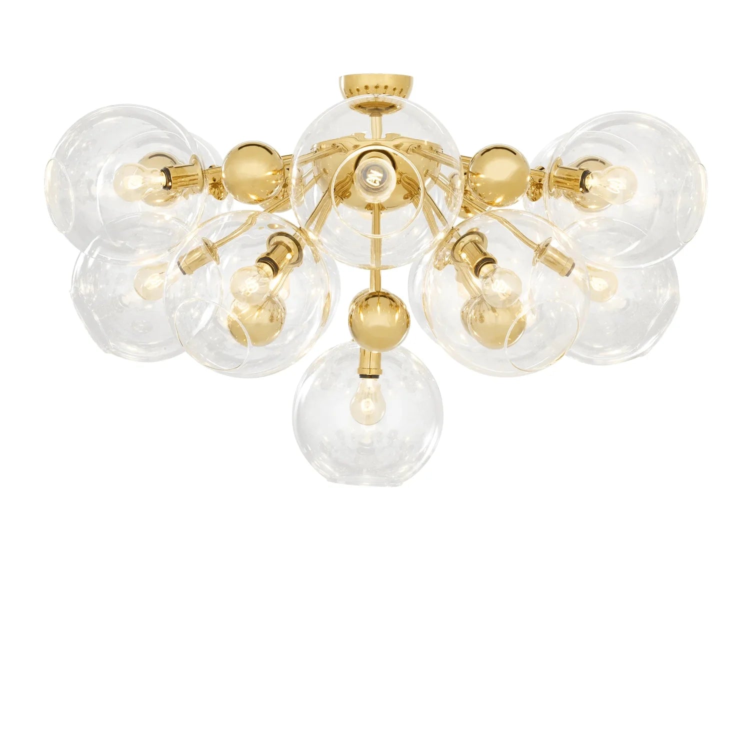 Ceiling Lamp Soleil-Eichholtz-EICHHOLTZ-111865UL-ChandeliersGold Finish-3-France and Son