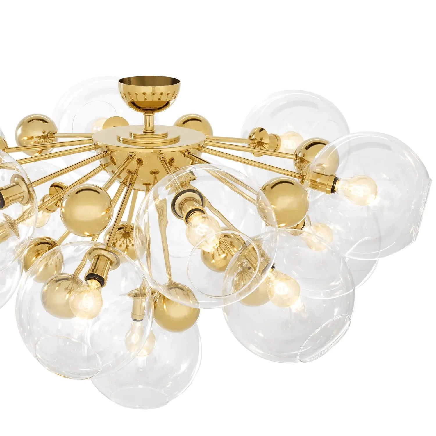 Ceiling Lamp Soleil-Eichholtz-EICHHOLTZ-111865UL-ChandeliersGold Finish-7-France and Son