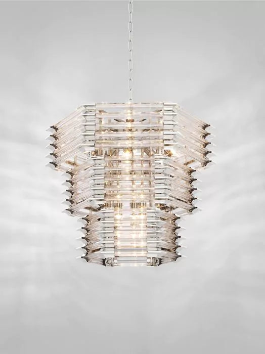 Chandelier Wren - Nickel Finish-Eichholtz-EICHHOLTZ-112151UL-Chandeliers-2-France and Son