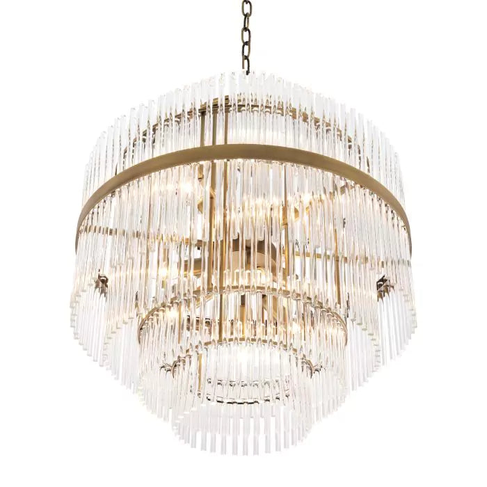 Chandelier East - Antique Brass Finish-Eichholtz-EICHHOLTZ-112172UL-Chandeliers-2-France and Son