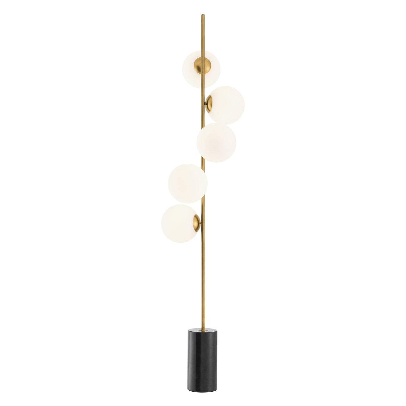 Floor Lamp Tempo - Antique Brass Finish-Eichholtz-EICHHOLTZ-112317UL-Floor Lamps-1-France and Son