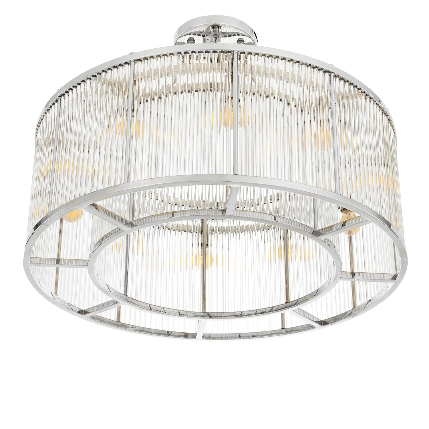 Ceiling Lamp Bernardi L-Eichholtz-EICHHOLTZ-112381UL-Flush MountsBronze Highlight Finish-4-France and Son