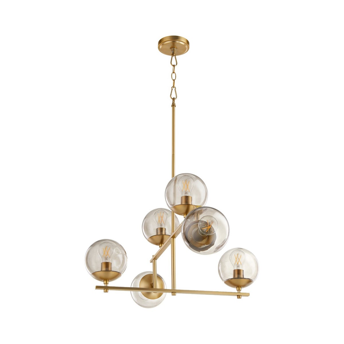 Small Edmonds Chandelier-Cyan Design-CYAN-11274-Chandeliers-1-France and Son