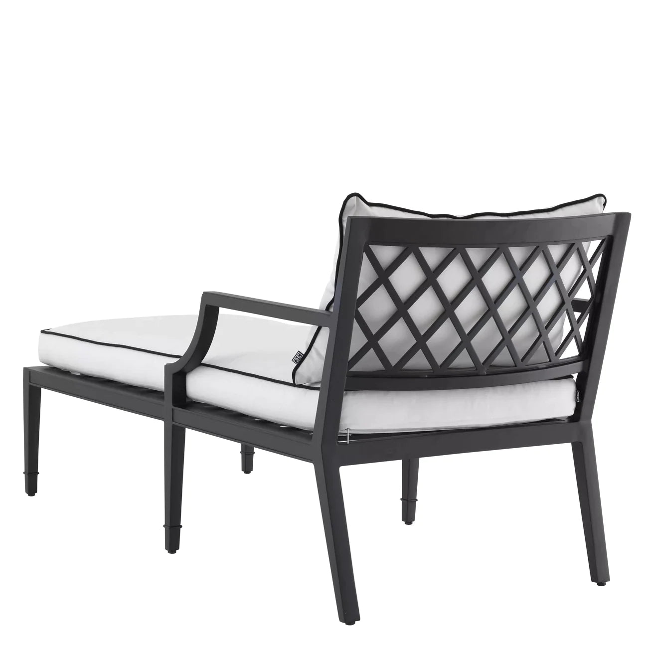 Chaise Longue Bella Vista-Eichholtz-EICHHOLTZ-113221-Outdoor Lounge ChairsWhite-4-France and Son