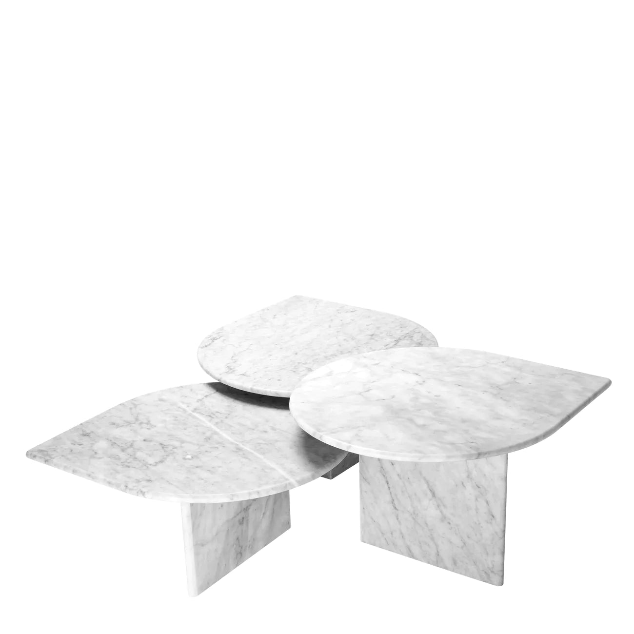 Coffee Table Naples Set Of 3-Eichholtz-EICHHOLTZ-114331-Coffee TablesBlack-4-France and Son