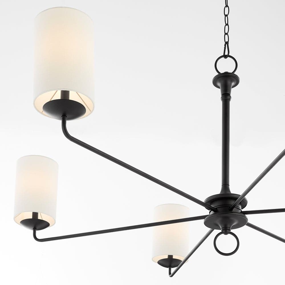 Ginevra Chandelier - Black-Cyan Design-CYAN-11433-Chandeliers-4-France and Son