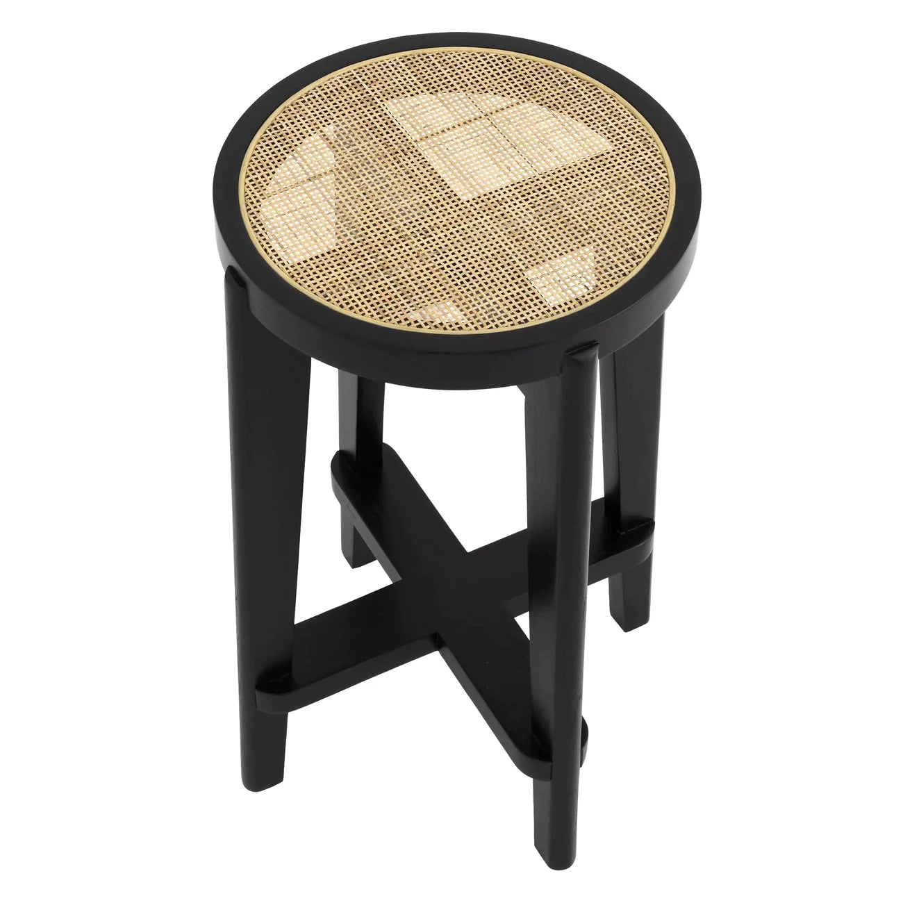 Counter Stool Dareau-Eichholtz-EICHHOLTZ-114382-Bar StoolsBlack-3-France and Son