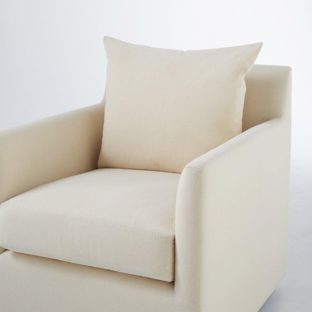 Sovente Chair - Muslin-Cyan Design-CYAN-11453-Lounge Chairs-4-France and Son