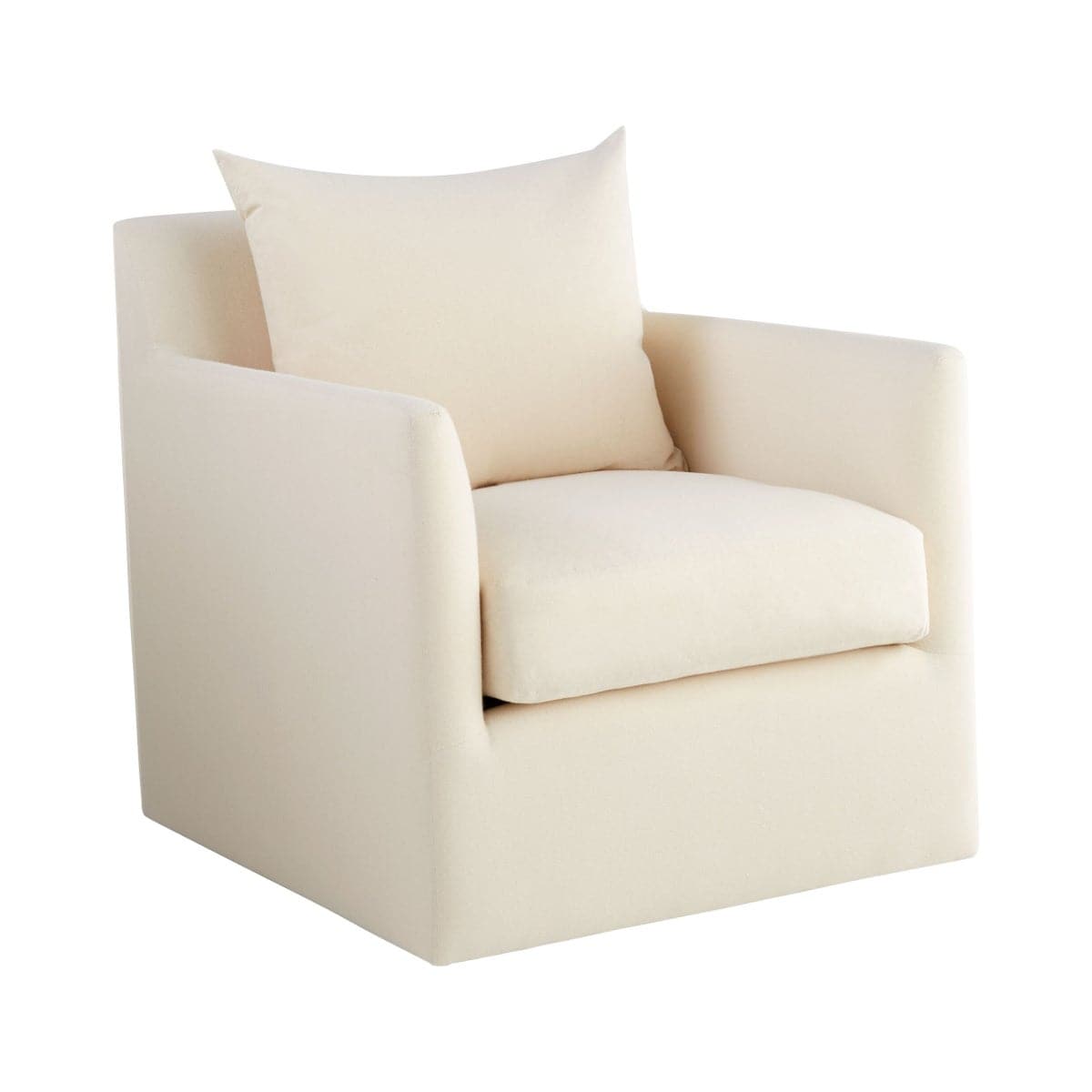 Sovente Chair - Muslin-Cyan Design-CYAN-11453-Lounge Chairs-1-France and Son